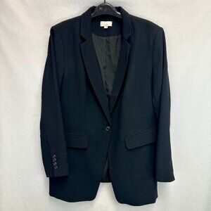 Loft Oversized Blazer - Black -Sz 16
